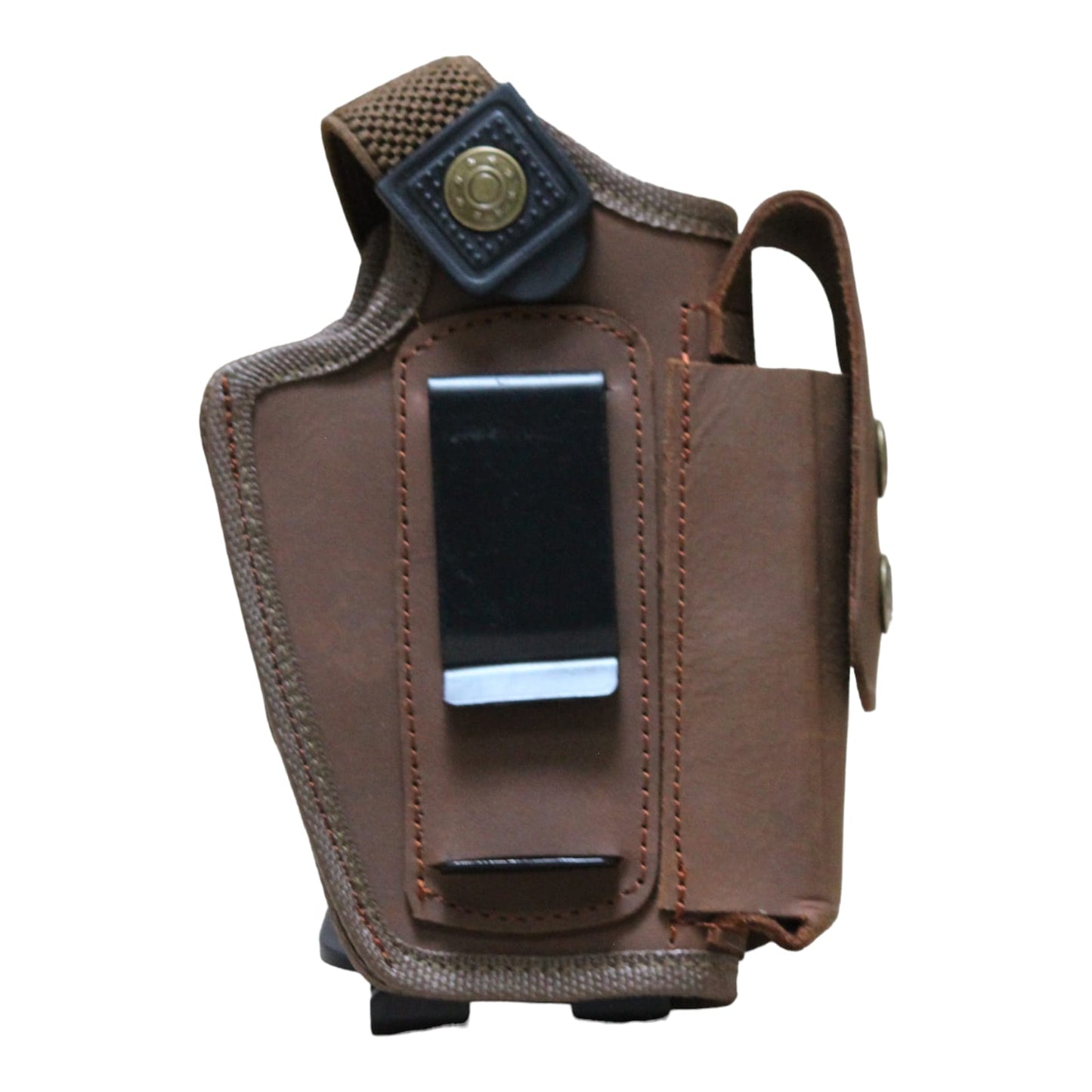 Cow leather pistol concealed carry clip cover