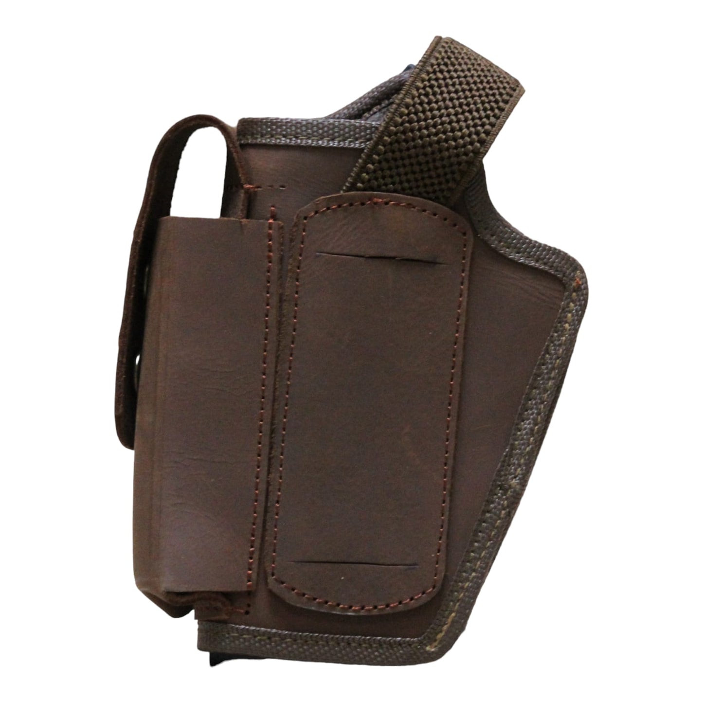 Cow leather pistol concealed carry clip cover