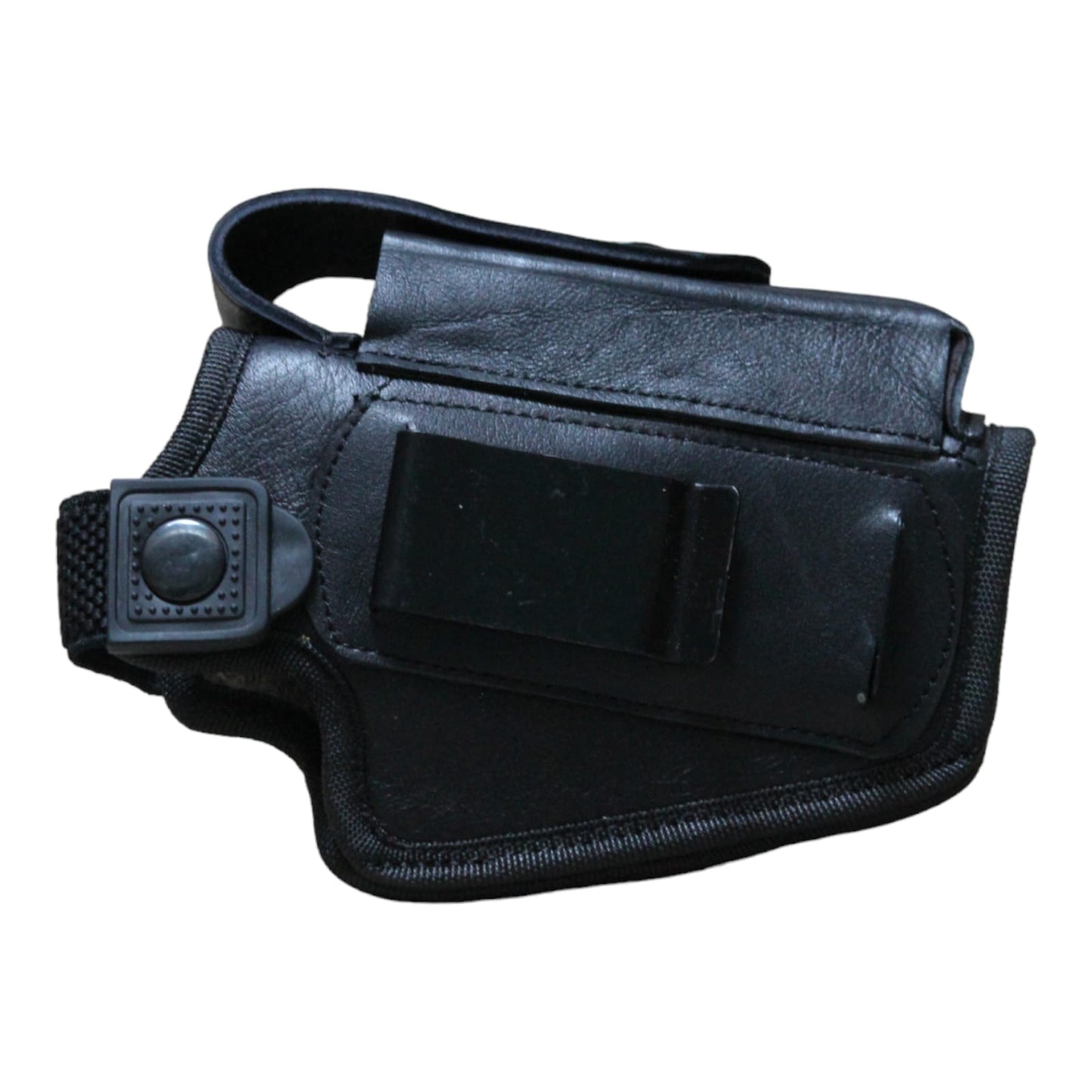 Cow leather pistol concealed carry clip cover