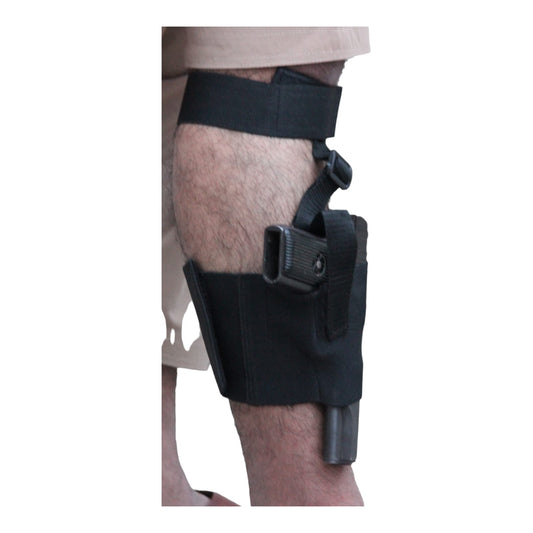 Elastic leg pistol cover