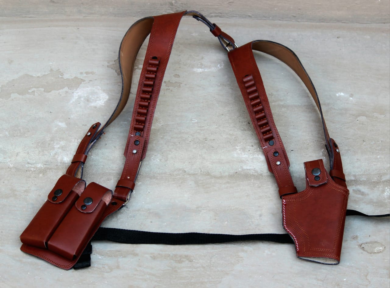 dabble shoulder pistol holster 9mm and 30 bore