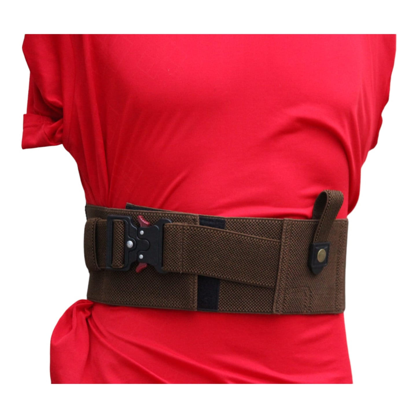 Elastic belt with 2 magazine and 1 universal pistol cover