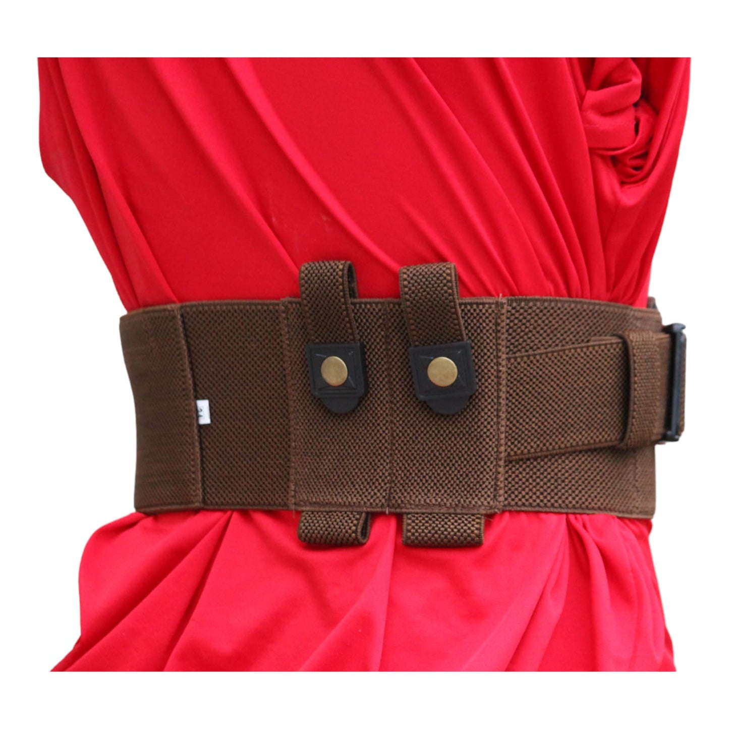 Elastic belt with 2 magazine and 1 universal pistol cover