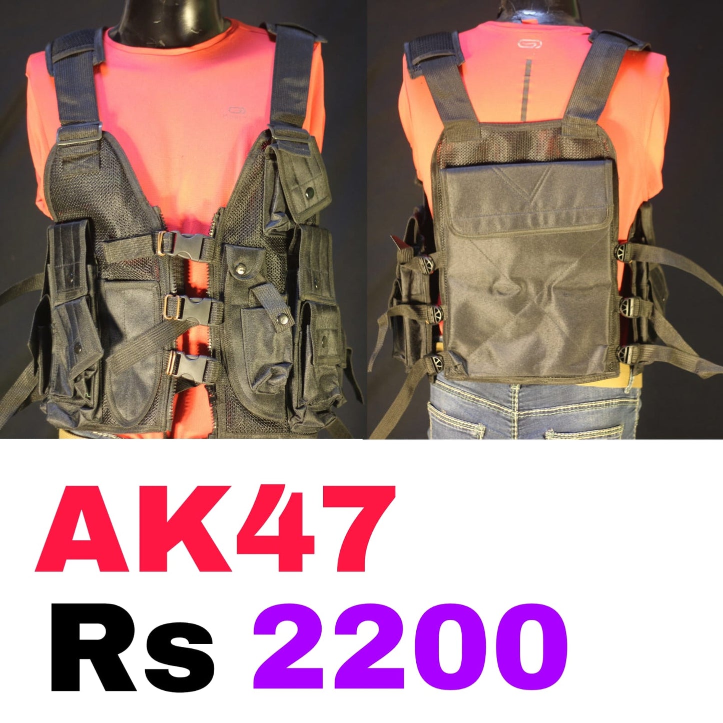 AK47 jacket black jaali